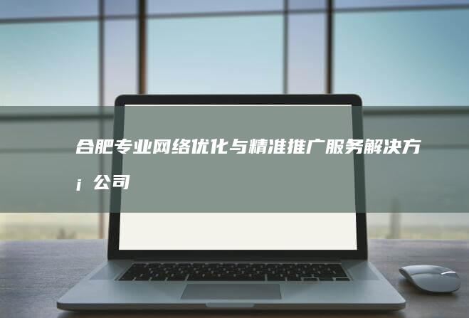 合肥专业网络优化与精准推广服务解决方案公司